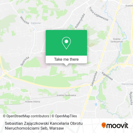 Sebastian Zajączkowski Kancelaria Obrotu Nieruchomościami Seb map