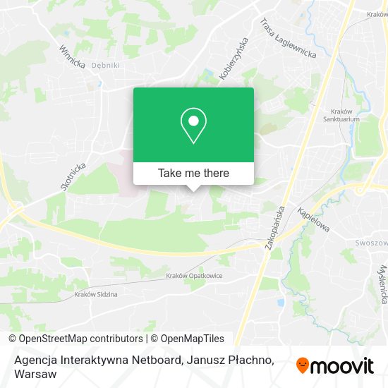 Agencja Interaktywna Netboard, Janusz Płachno map