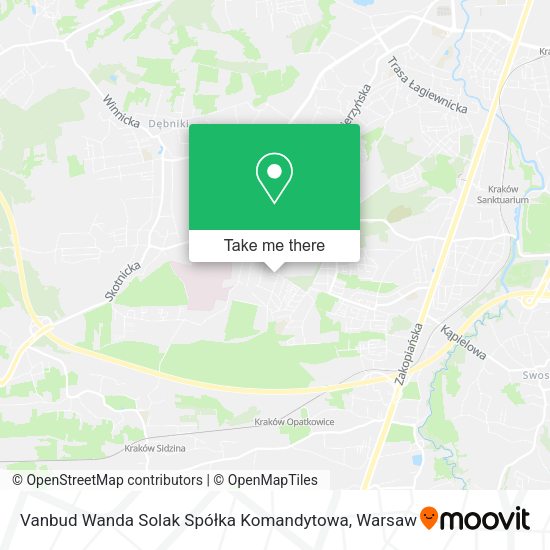 Vanbud Wanda Solak Spółka Komandytowa map