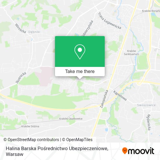 Halina Barska Pośrednictwo Ubezpieczeniowe map