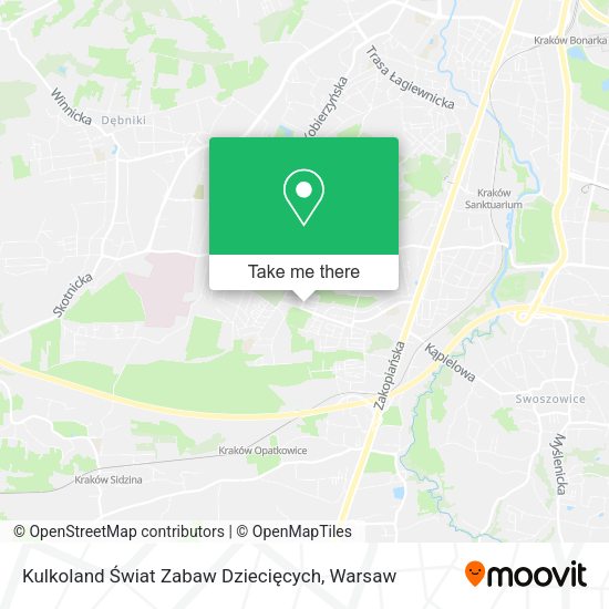 Kulkoland Świat Zabaw Dziecięcych map