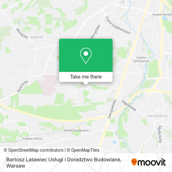 Bartosz Latawiec Usługi i Doradztwo Budowlane map