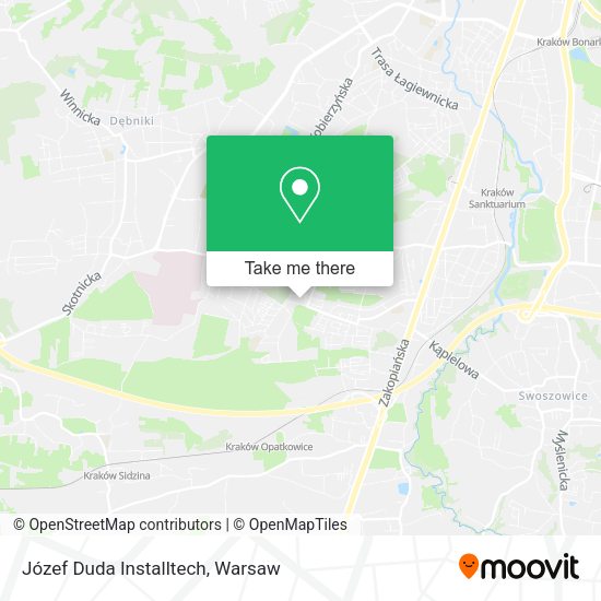 Józef Duda Installtech map