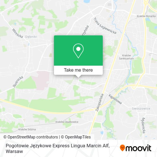 Pogotowie Językowe Express Lingua Marcin Alf map