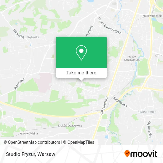 Карта Studio Fryzur