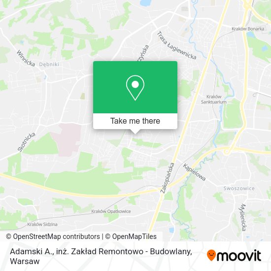 Adamski A., inż. Zakład Remontowo - Budowlany map