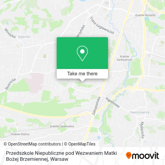 Przedszkole Niepubliczne pod Wezwaniem Matki Bożej Brzemiennej map