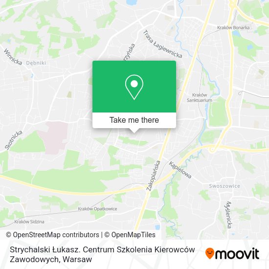 Strychalski Łukasz. Centrum Szkolenia Kierowców Zawodowych map