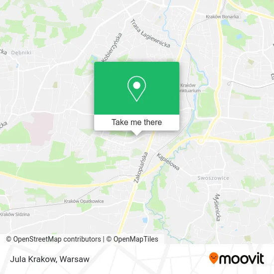 Карта Jula Krakow