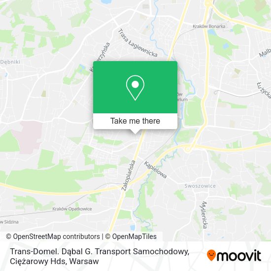 Trans-Domel. Dąbal G. Transport Samochodowy, Ciężarowy Hds map