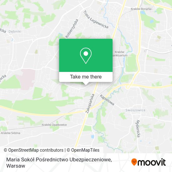 Maria Sokół Pośrednictwo Ubezpieczeniowe map