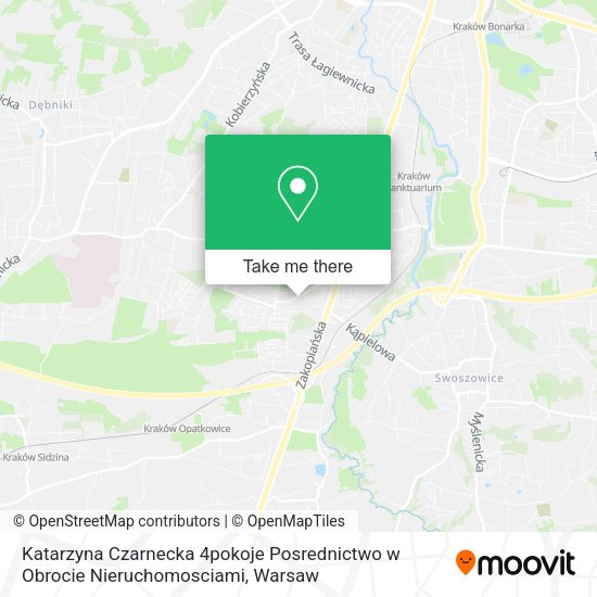 Katarzyna Czarnecka 4pokoje Posrednictwo w Obrocie Nieruchomosciami map