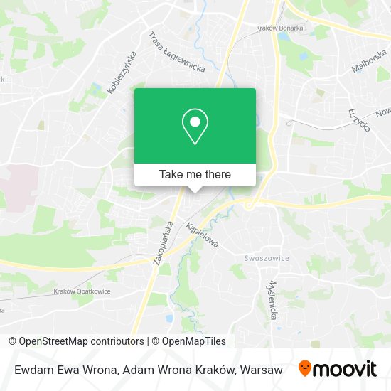 Ewdam Ewa Wrona, Adam Wrona Kraków map