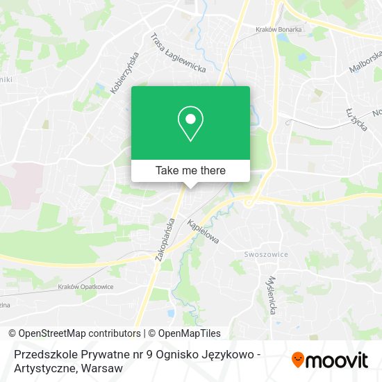 Przedszkole Prywatne nr 9 Ognisko Językowo - Artystyczne map