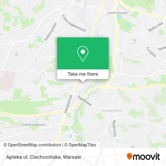 Карта Apteka ul. Ciechocińska