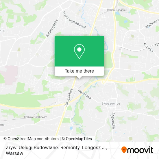 Zryw. Usługi Budowlane. Remonty. Longosz J. map