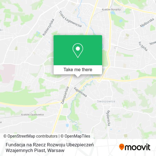 Fundacja na Rzecz Rozwoju Ubezpieczeń Wzajemnych Piast map