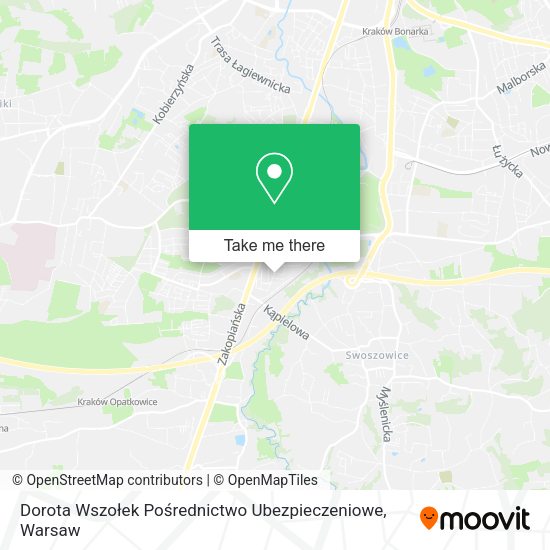 Dorota Wszołek Pośrednictwo Ubezpieczeniowe map