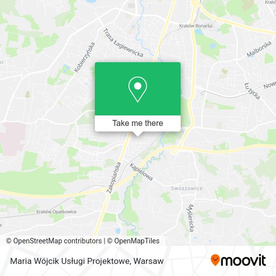 Maria Wójcik Usługi Projektowe map