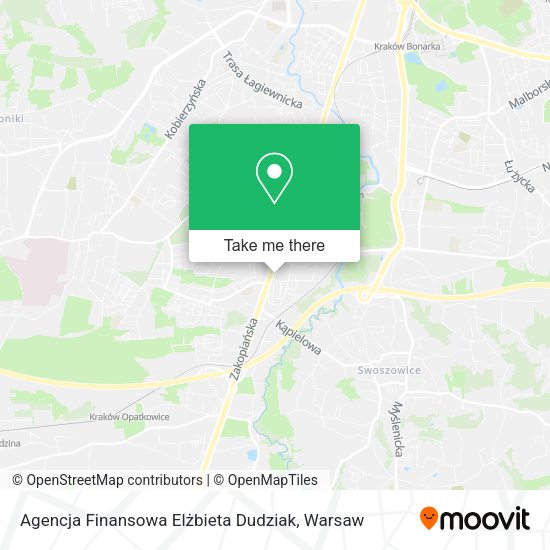 Agencja Finansowa Elżbieta Dudziak map