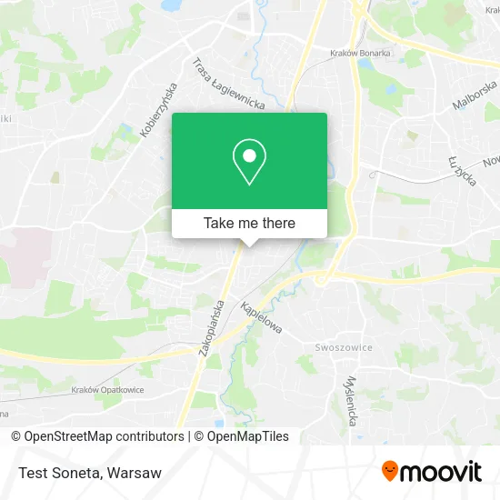 Карта Test Soneta