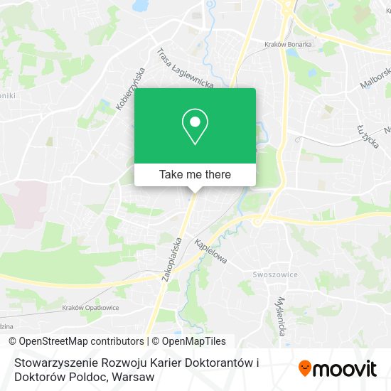 Stowarzyszenie Rozwoju Karier Doktorantów i Doktorów Poldoc map