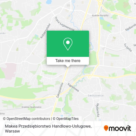 Makea Przedsiębiorstwo Handlowo-Usługowe map