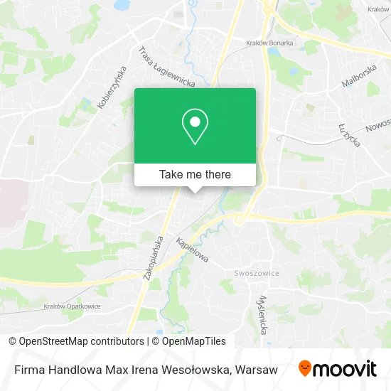 Карта Firma Handlowa Max Irena Wesołowska