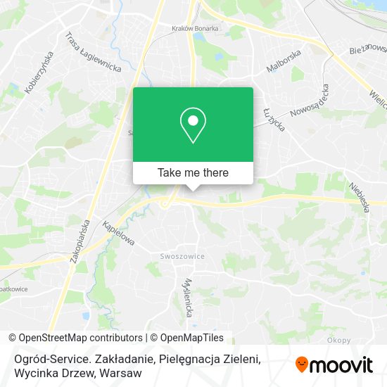 Ogród-Service. Zakładanie, Pielęgnacja Zieleni, Wycinka Drzew map