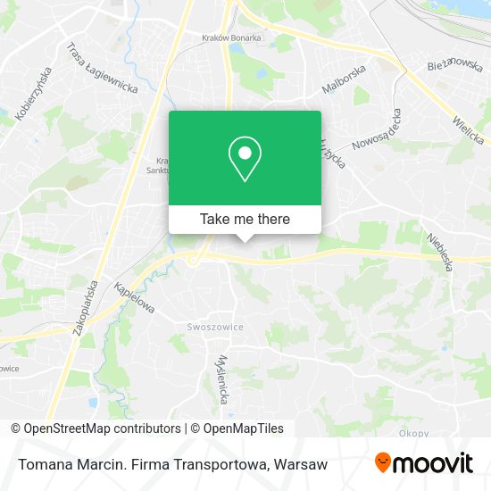 Tomana Marcin. Firma Transportowa map