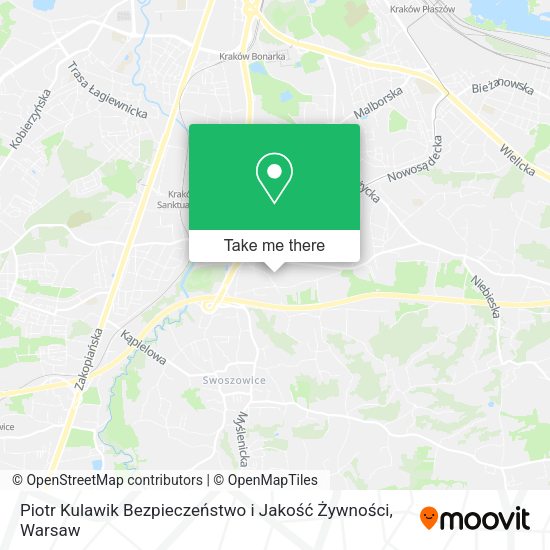 Piotr Kulawik Bezpieczeństwo i Jakość Żywności map