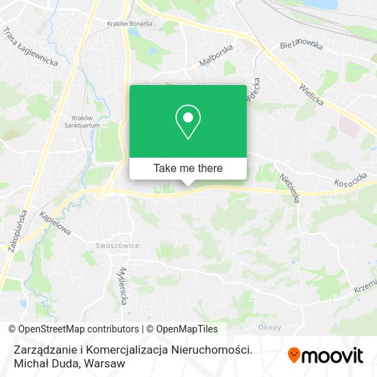 Zarządzanie i Komercjalizacja Nieruchomości. Michał Duda map