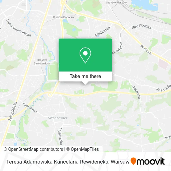 Карта Teresa Adamowska Kancelaria Rewidencka