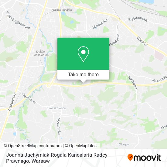 Joanna Jachymiak-Rogala Kancelaria Radcy Prawnego map