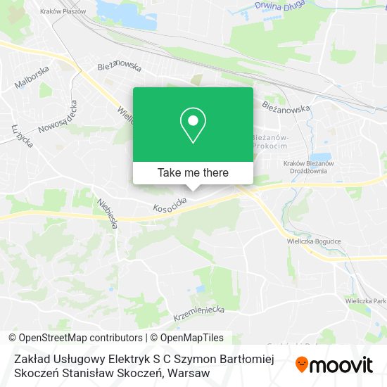 Zakład Usługowy Elektryk S C Szymon Bartłomiej Skoczeń Stanisław Skoczeń map