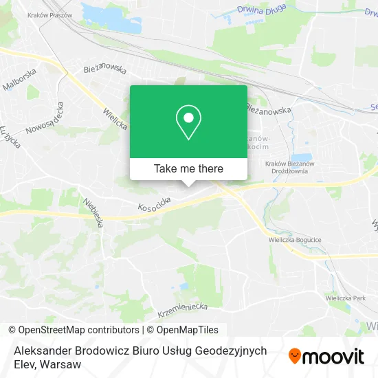 Карта Aleksander Brodowicz Biuro Usług Geodezyjnych Elev