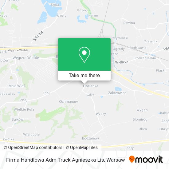 Firma Handlowa Adm Truck Agnieszka Lis map