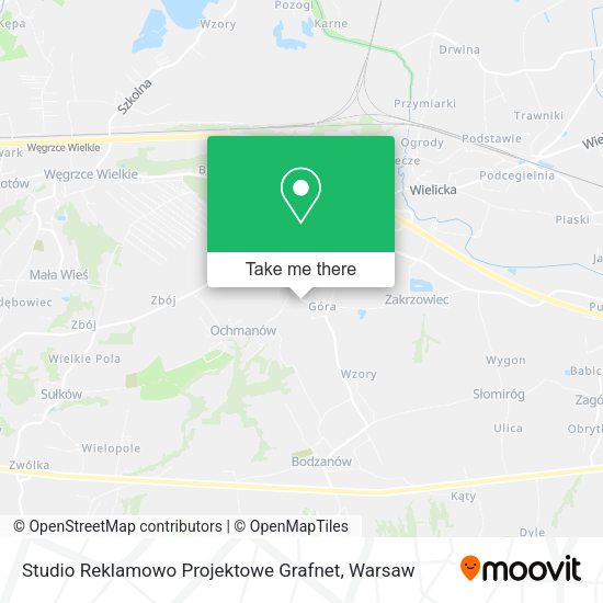 Studio Reklamowo Projektowe Grafnet map