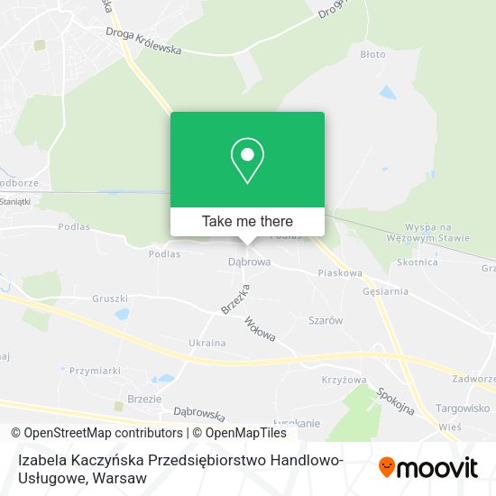 Izabela Kaczyńska Przedsiębiorstwo Handlowo-Usługowe map