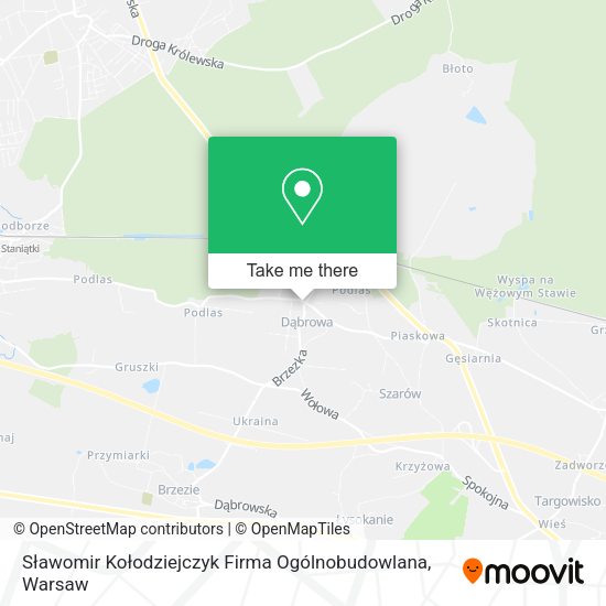 Sławomir Kołodziejczyk Firma Ogólnobudowlana map