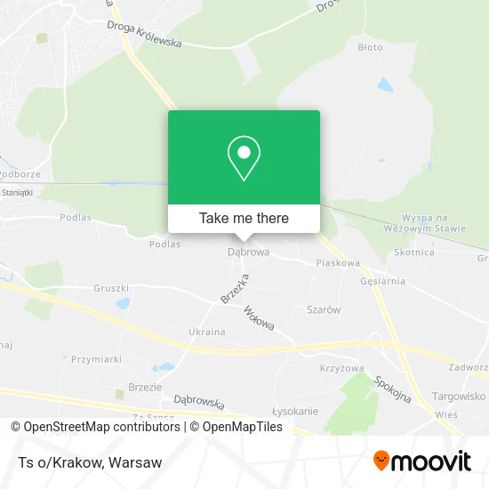 Карта Ts o/Krakow