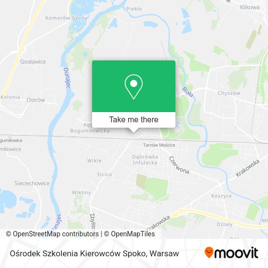 Ośrodek Szkolenia Kierowców Spoko map