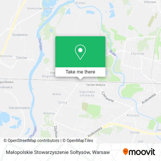 Małopolskie Stowarzyszenie Sołtysów map