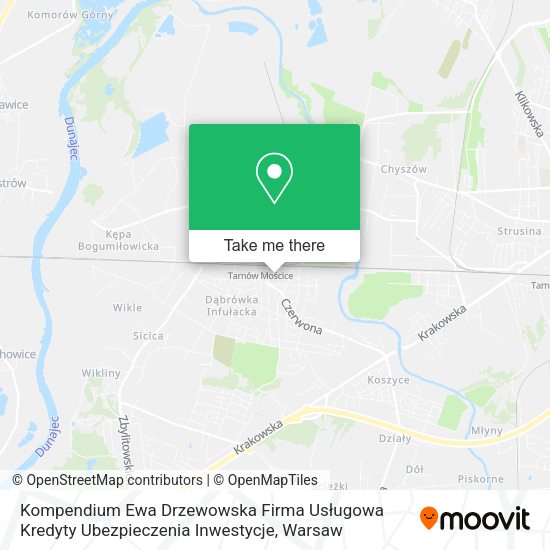 Kompendium Ewa Drzewowska Firma Usługowa Kredyty Ubezpieczenia Inwestycje map