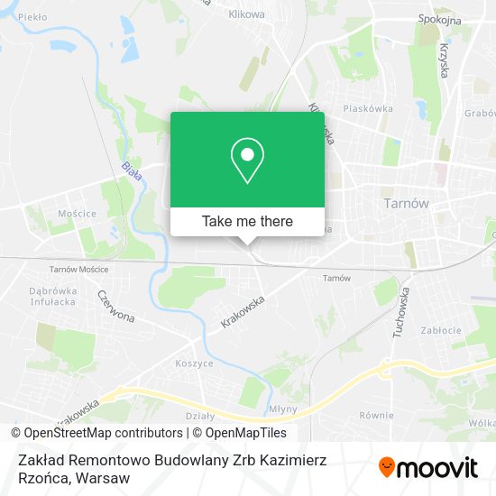 Zakład Remontowo Budowlany Zrb Kazimierz Rzońca map