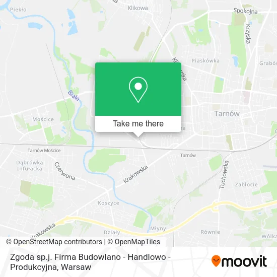 Zgoda sp.j. Firma Budowlano - Handlowo - Produkcyjna map