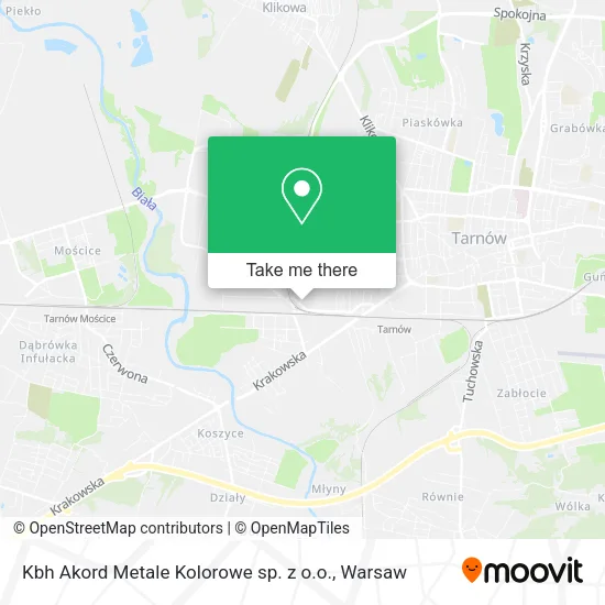 Карта Kbh Akord Metale Kolorowe sp. z o.o.