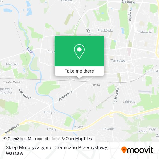 Карта Sklep Motoryzacyjno Chemiczno Przemyslowy