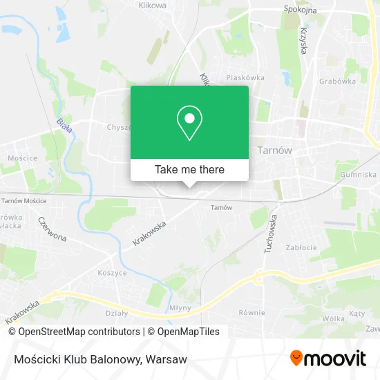 Карта Mościcki Klub Balonowy