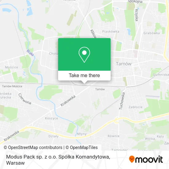 Modus Pack sp. z o.o. Spółka Komandytowa map